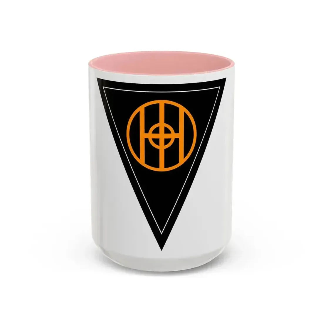 83rd Infantry Division SSI (U.S. Army) Accent Coffee Mug 15oz Pink - Go Mug Yourself