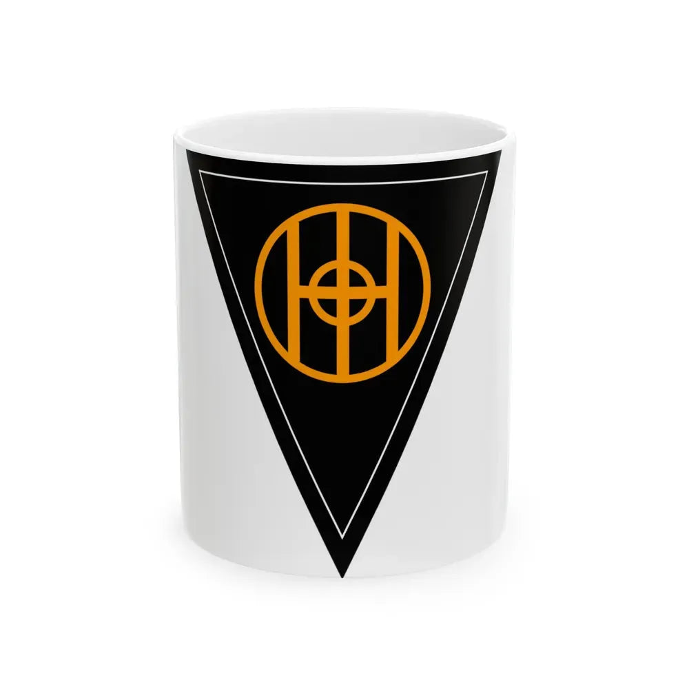 83rd Infantry Division SSI (U.S. Army) White Coffee Mug 11oz - Go Mug Yourself