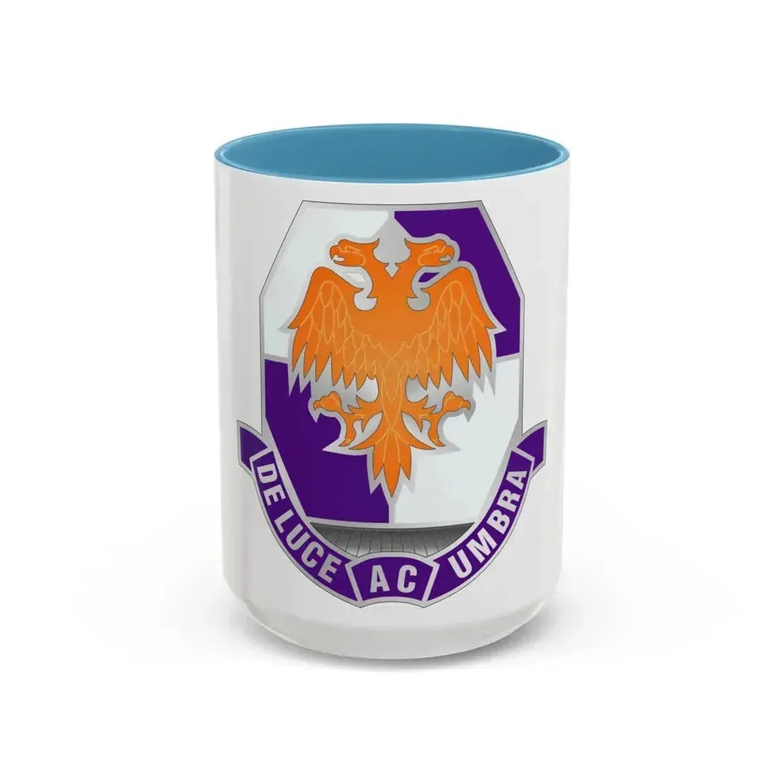 84 Civil Affairs Battalion (U.S. Army) Accent Coffee Mug 15oz Light Blue - Go Mug Yourself