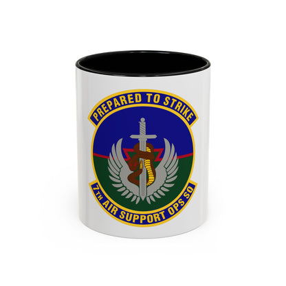 7th Air Support Operations Squadron (U.S. Air Force) Accent Coffee Mug