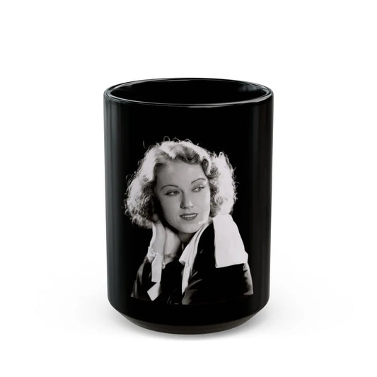 Fay Wray #13 (Vintage Female Icon) Black Coffee Mug-15oz-Go Mug Yourself