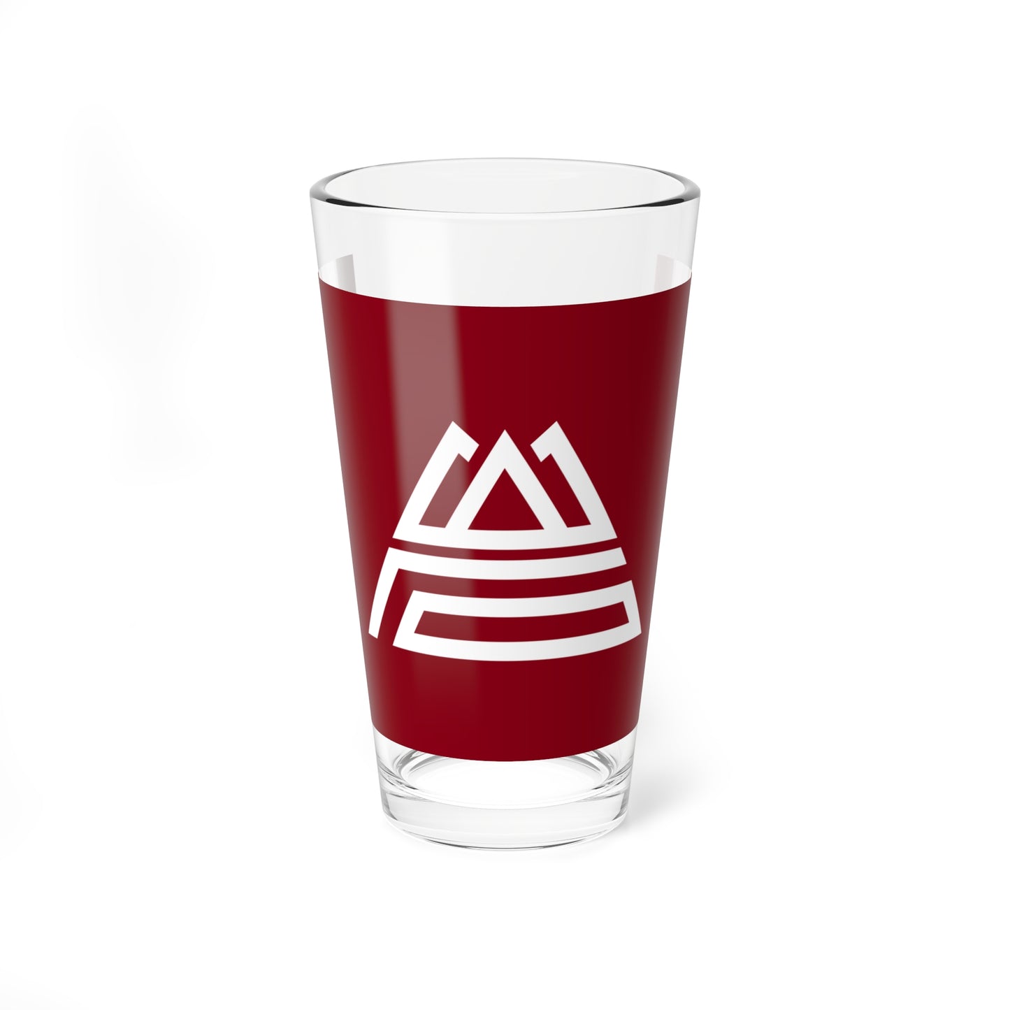 Flag of Iwase Ibaraki 1955-2005 no text (Japan) Pint Glass 16oz