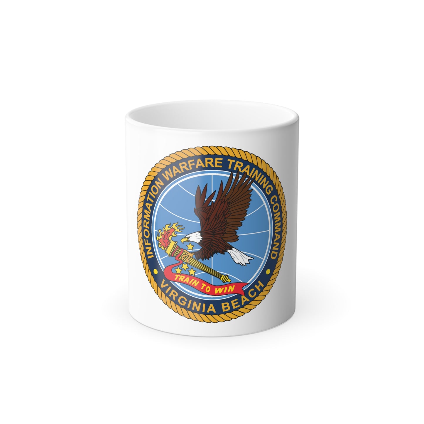 Information Warfare Training Command VA Beach (U.S. Navy) Color Changing Mug 11oz