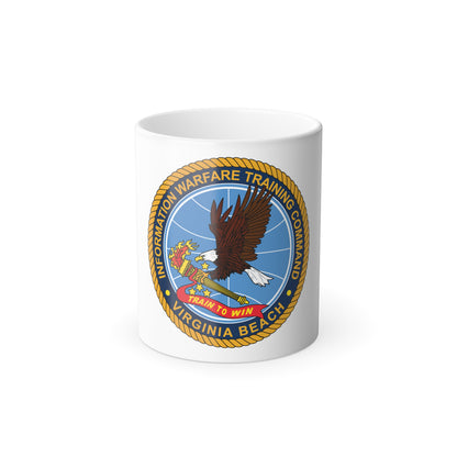 Information Warfare Training Command VA Beach (U.S. Navy) Color Changing Mug 11oz