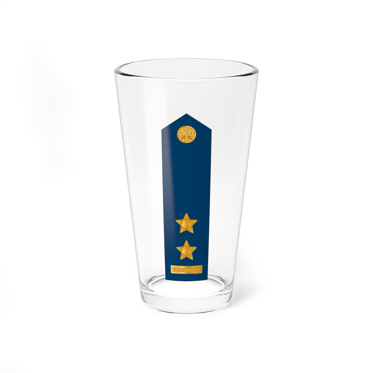 Czech Airforce OF 4 (Czech Republic) (Military Rank) Pint Glass 16oz