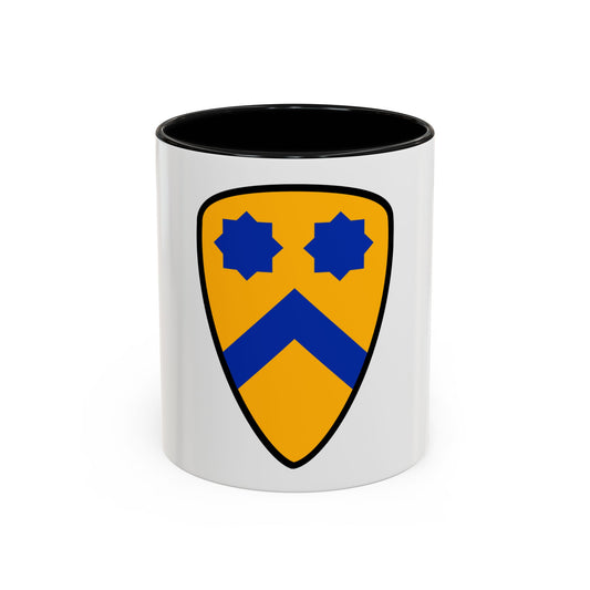 US 2nd Cavalry Division (U.S. Army) Accent Coffee Mug
