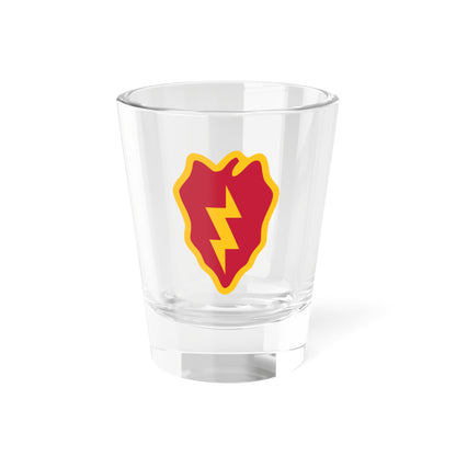 25th Infantry Division shoulder sleeve insignia (U.S. Army) Shot Glass 1.5oz