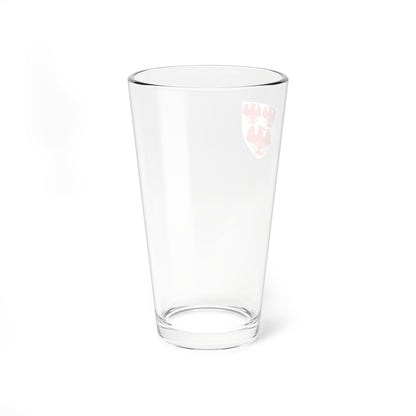 The Queens College Oxford Crest (England) (Coat of Arms) Pint Glass 16oz