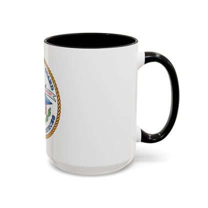 USCG Human Resources (U.S. Coast Guard) Accent Coffee Mug