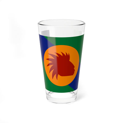 Flag of Spokane County Washington (United States) Pint Glass 16oz