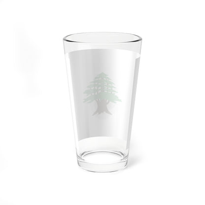 Flag of Lebanon 1918-1920 (Lebanon) Pint Glass 16oz