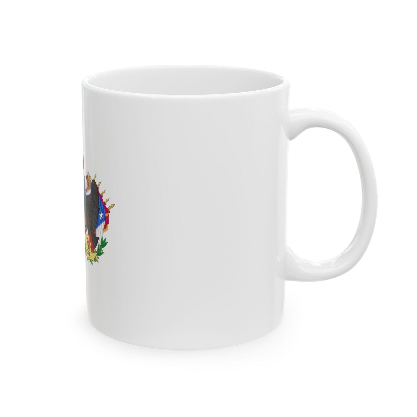 Greater Coat of Arms of Chile (1834-1920) - White Coffee Mug