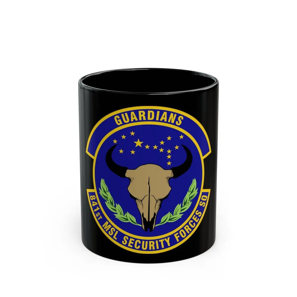 841 Missile Security Forces Squadron AFGSC (U.S. Air Force) Black Coffee Mug-11oz-Go Mug Yourself