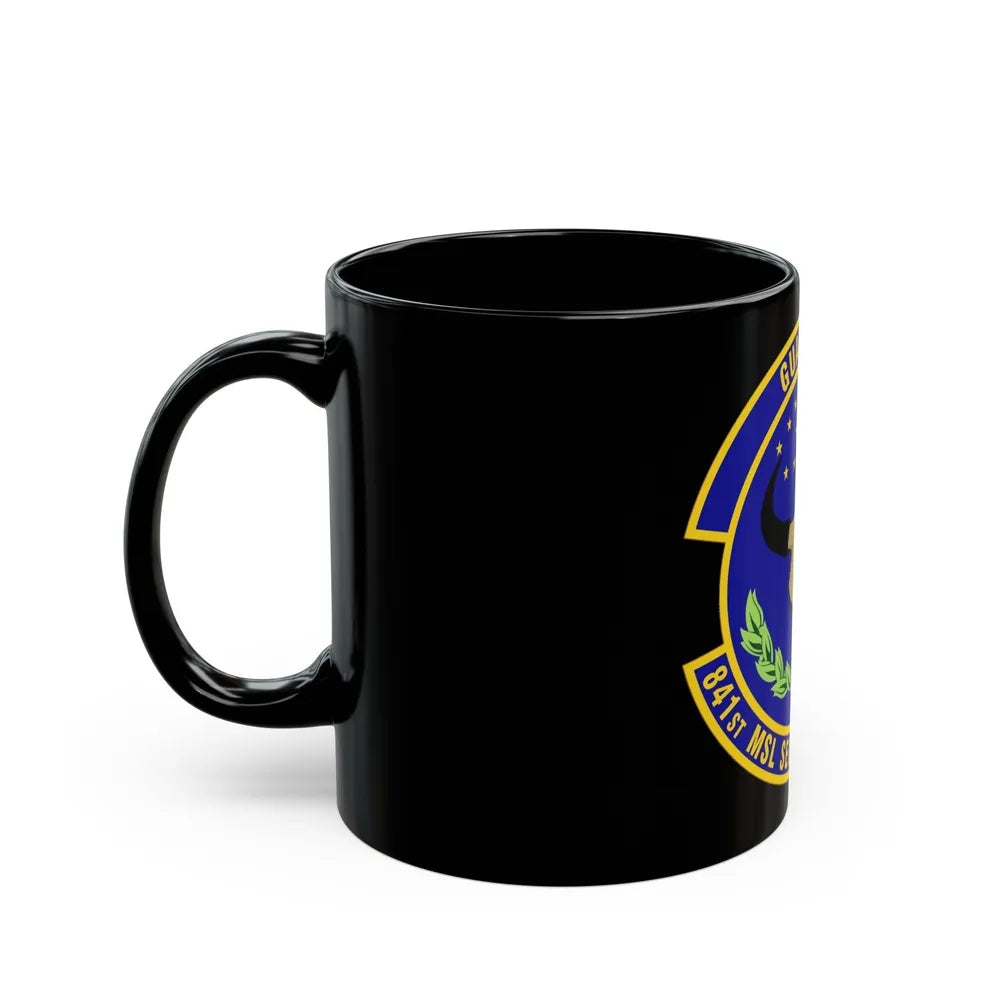 841 Missile Security Forces Squadron AFGSC (U.S. Air Force) Black Coffee Mug-Go Mug Yourself