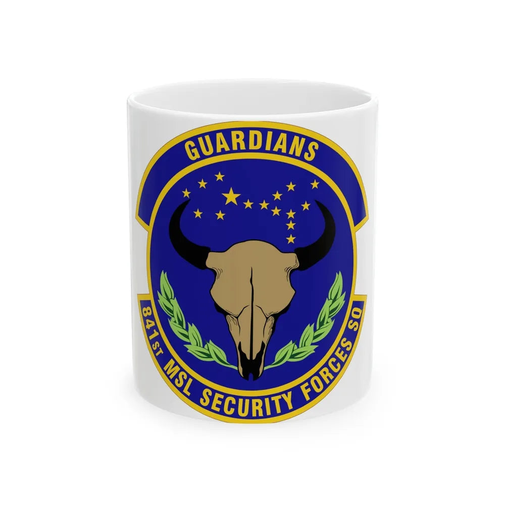 841 Missile Security Forces Squadron AFGSC (U.S. Air Force) White Coffee Mug-11oz-Go Mug Yourself