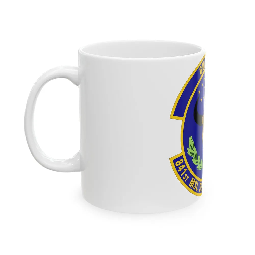 841 Missile Security Forces Squadron AFGSC (U.S. Air Force) White Coffee Mug-Go Mug Yourself