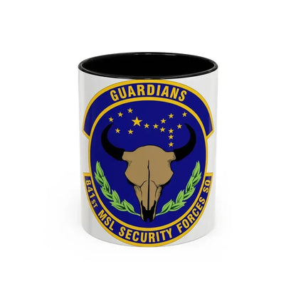841 Missile Security Forces Squadron AFGSC (U.S. Air Force) Accent Coffee Mug 11oz Black - Go Mug Yourself