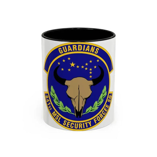 841 Missile Security Forces Squadron AFGSC (U.S. Air Force) Accent Coffee Mug 11oz Black - Go Mug Yourself