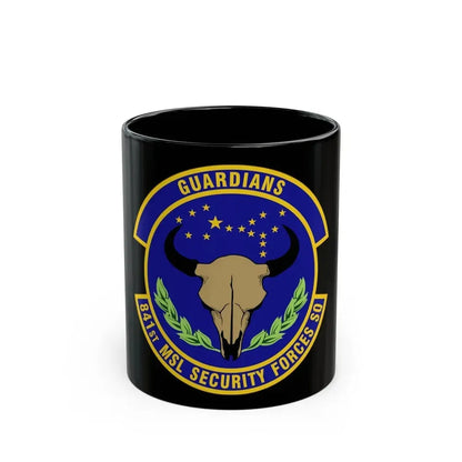841 Missile Security Forces Squadron AFGSC (U.S. Air Force) Black Coffee Mug 11oz - Go Mug Yourself
