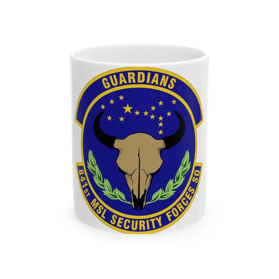 841 Missile Security Forces Squadron AFGSC (U.S. Air Force) White Coffee Mug 11oz - Go Mug Yourself