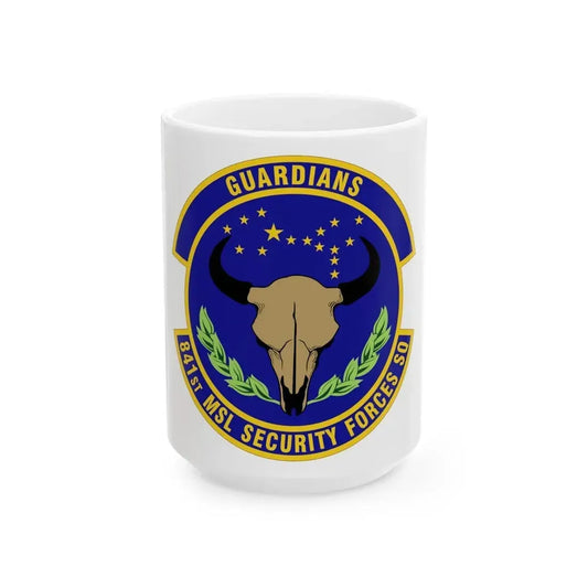 841 Missile Security Forces Squadron AFGSC (U.S. Air Force) White Coffee Mug 15oz - Go Mug Yourself
