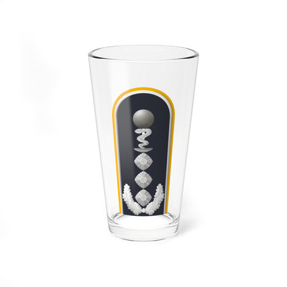 LD B 53d Oberstapotheker PH L (Military Rank) Pint Glass 16oz