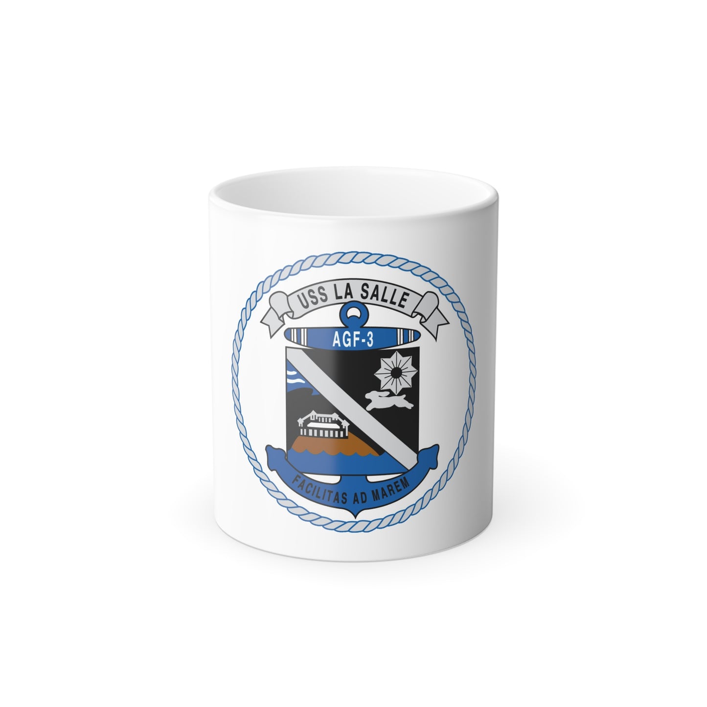 USS LA SALLE AGF 3 (U.S. Navy) Color Changing Mug 11oz