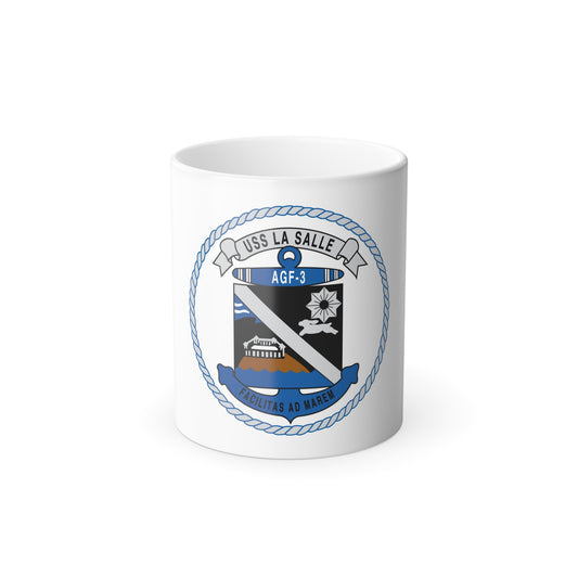 USS LA SALLE AGF 3 (U.S. Navy) Color Changing Mug 11oz