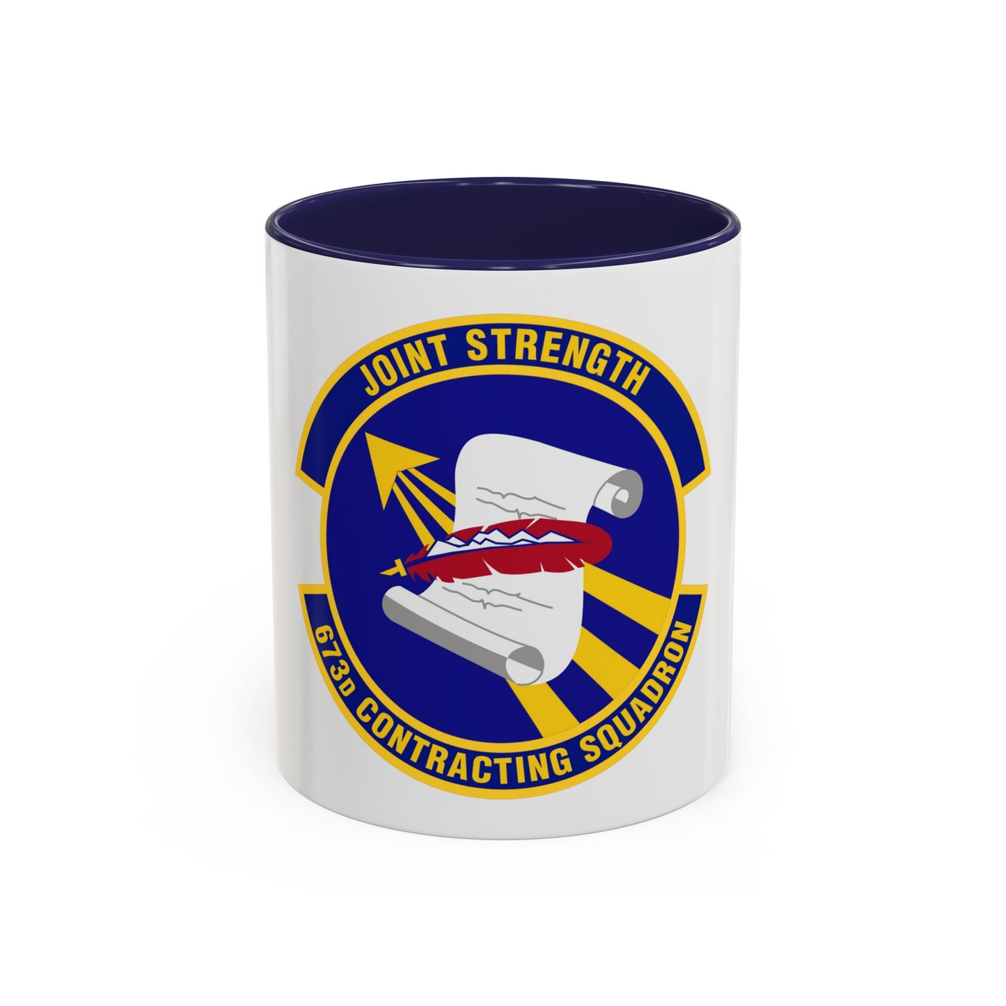 673d Contracting Squadron (U.S. Air Force) Accent Coffee Mug