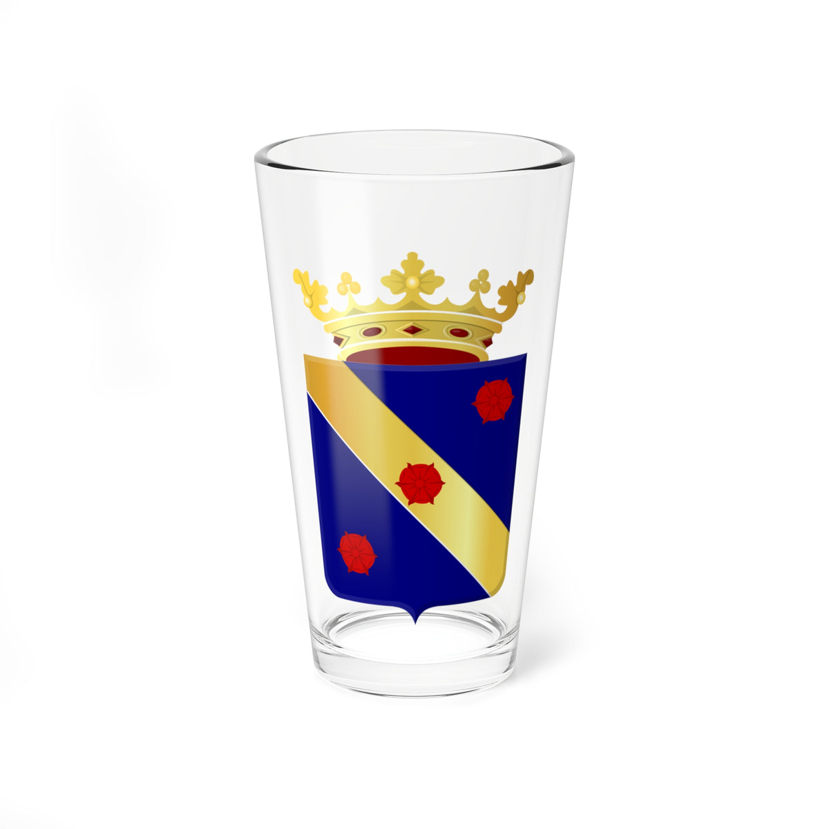 Franekeradeel wapen 1816 (Netherlands) (Coat of Arms) Pint Glass 16oz