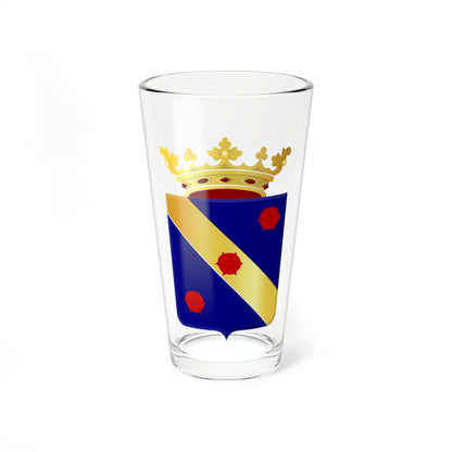 Franekeradeel wapen 1816 (Netherlands) (Coat of Arms) Pint Glass 16oz
