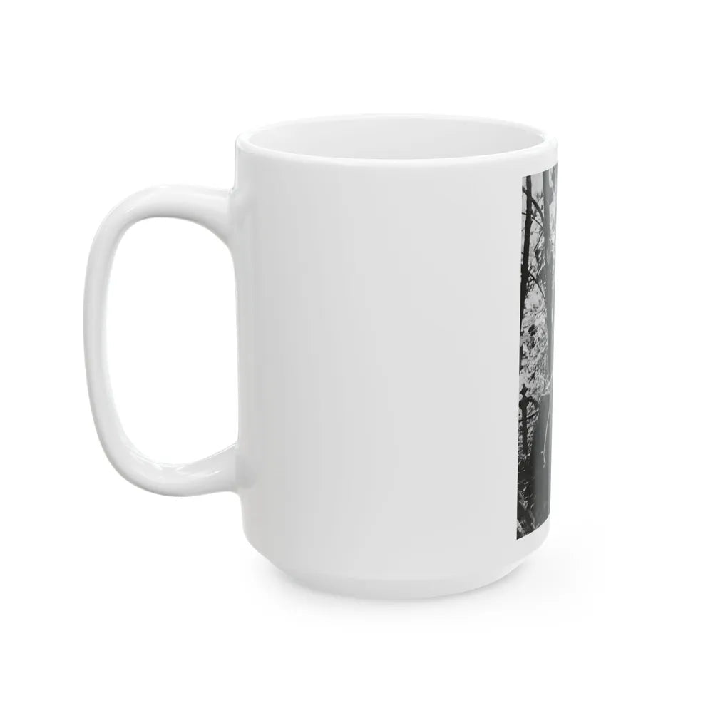 Veronica Carlson #84 - Partially Topless (Vintage Female Icon) White Coffee Mug-Go Mug Yourself