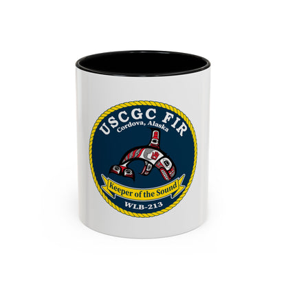 USCG FIR WLB 213 (U.S. Coast Guard) Accent Coffee Mug