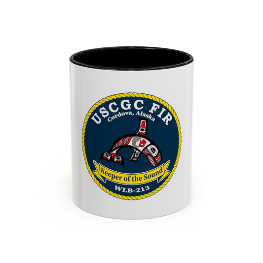 USCG FIR WLB 213 (U.S. Coast Guard) Accent Coffee Mug
