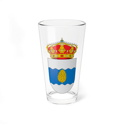 Escudo de Alcalá de Gurrea (Spain) (Coat of Arms) Pint Glass 16oz