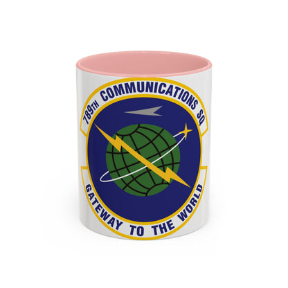 789th Communications Squadron (U.S. Air Force) Accent Coffee Mug