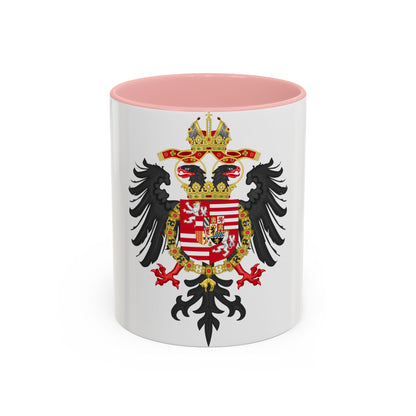 Greater Coat of Arms of Ferdinand I, Holy Roman Emperor - Accent Coffee Mug
