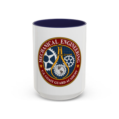 USCG Acad Mech Engineering (U.S. Coast Guard) Accent Coffee Mug