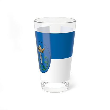 Flag of Korosladany (Hungary) Pint Glass 16oz