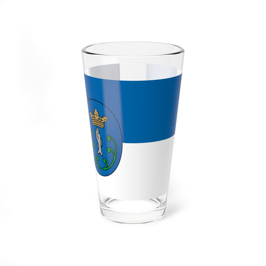Flag of Korosladany (Hungary) Pint Glass 16oz