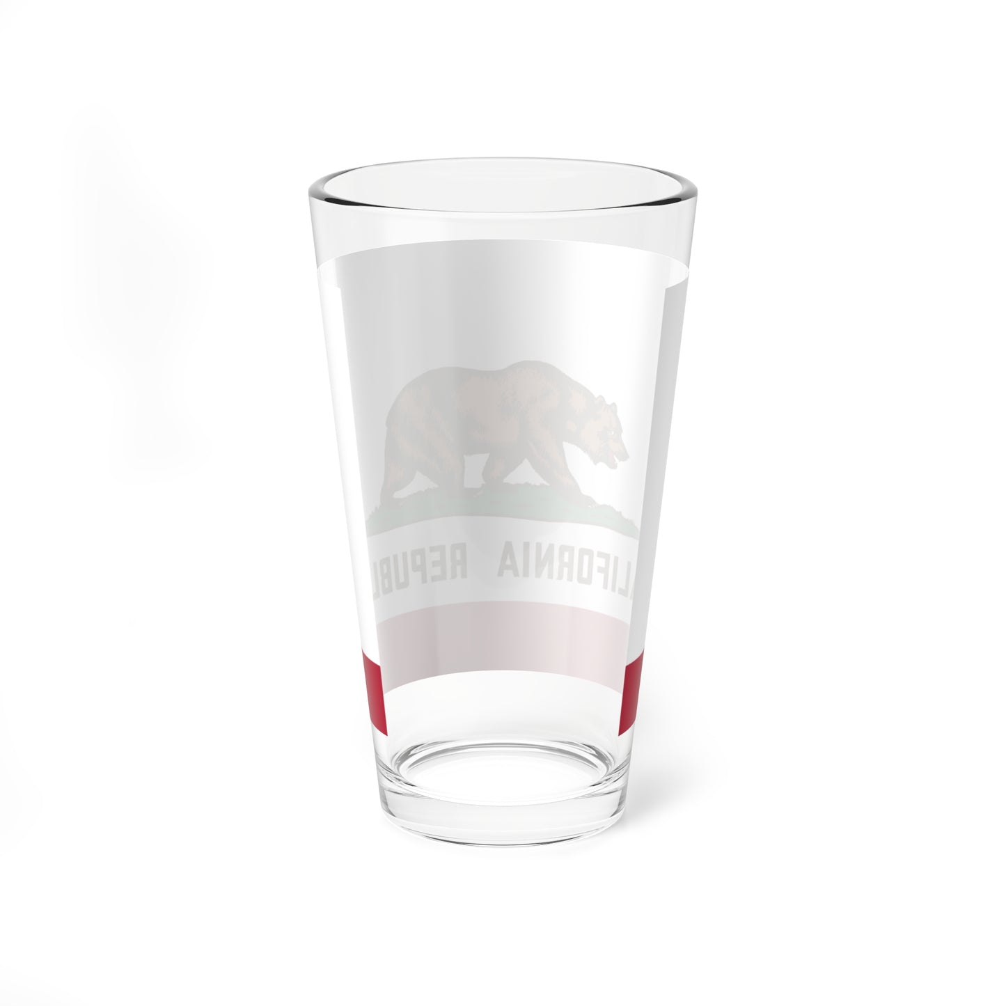 Flag of California 3-2 (United States) Pint Glass 16oz