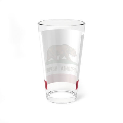 Flag of California 3-2 (United States) Pint Glass 16oz