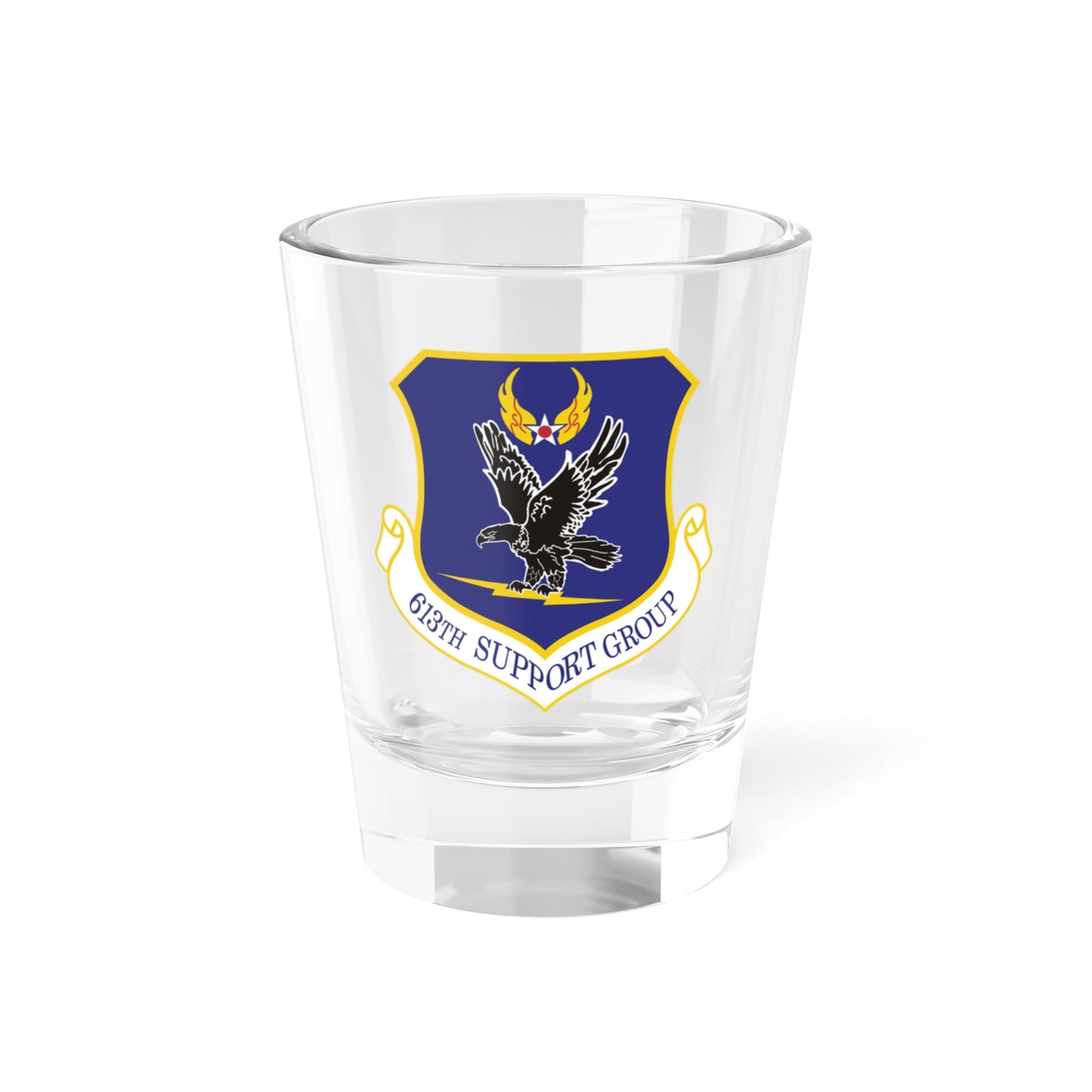 Verre à liqueur 613e groupe de soutien (US Air Force) 1,5 oz