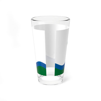 Flag of Monyorod (Hungary) Pint Glass 16oz