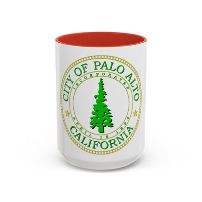Seal of Palo Alto California - Accent Coffee Mug