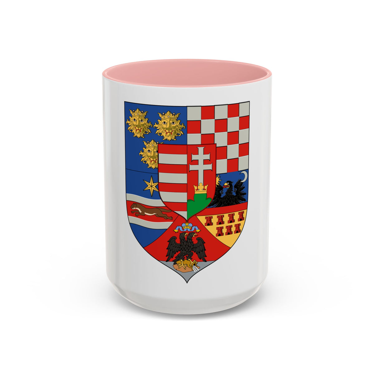Hungary Country History Mid (1867) - Accent Coffee Mug