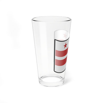 Nuvola Washington D.C. Flag (United States) Pint Glass 16oz