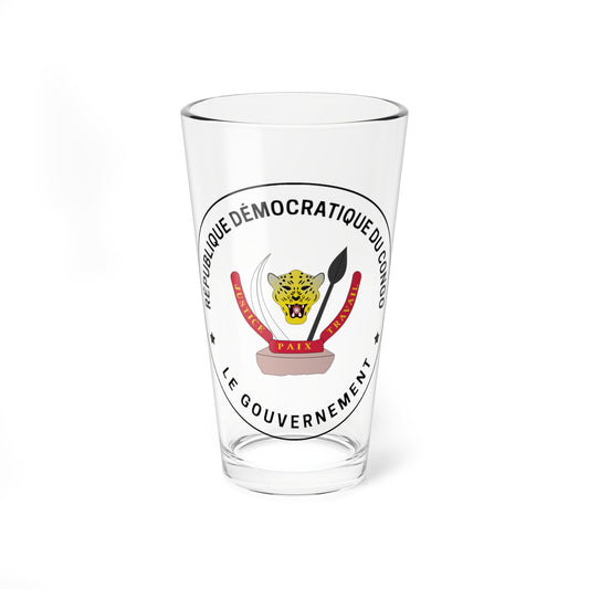 Seal of the DR Congo Government (Congo) (Coat of Arms) Pint Glass 16oz