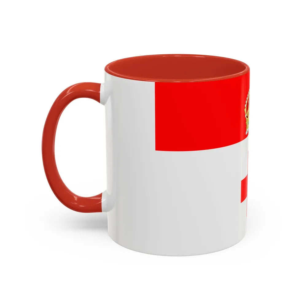 Flag of Birkirkara Malta - Accent Coffee Mug-Go Mug Yourself