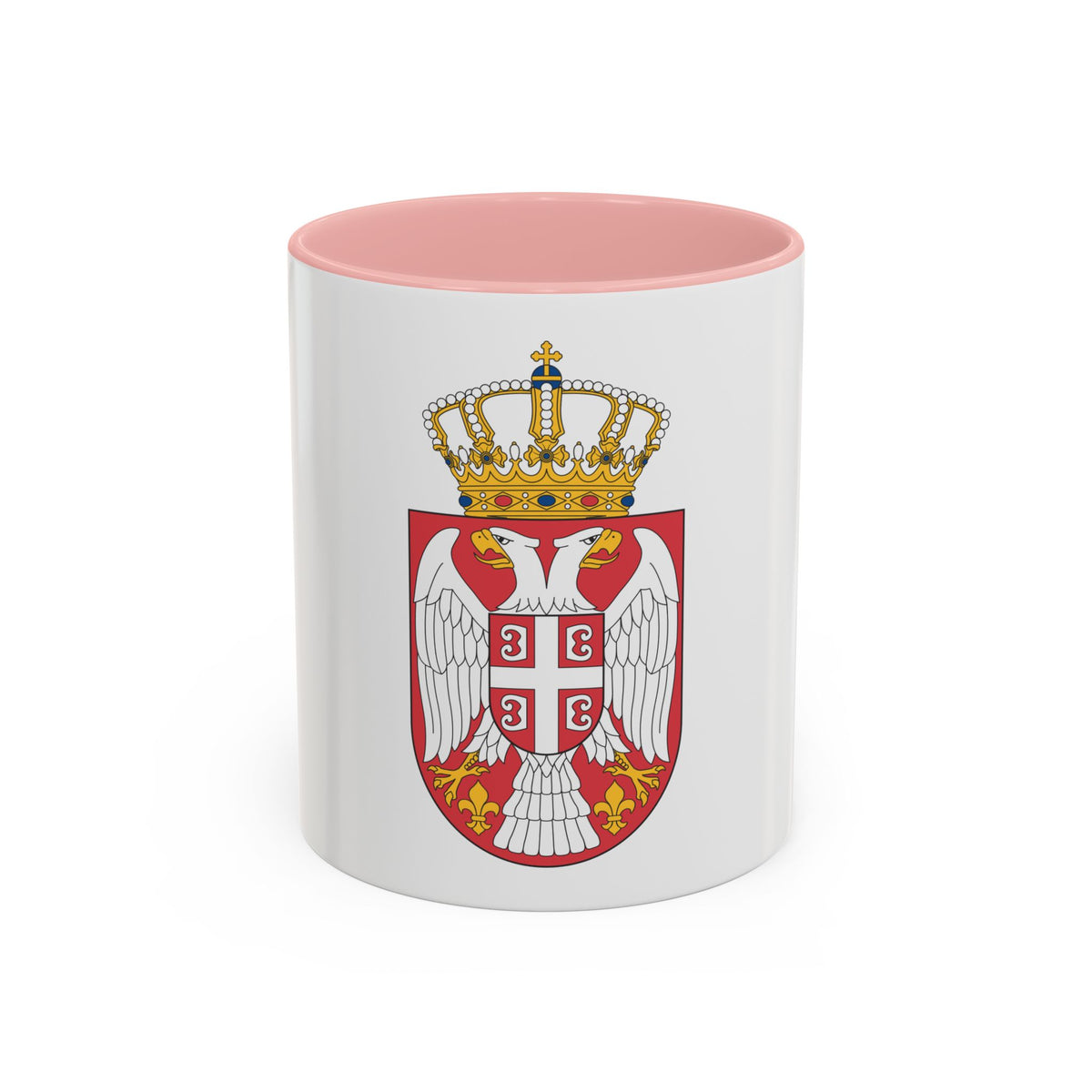 Coat of arms of Serbia 2 - Accent Coffee Mug
